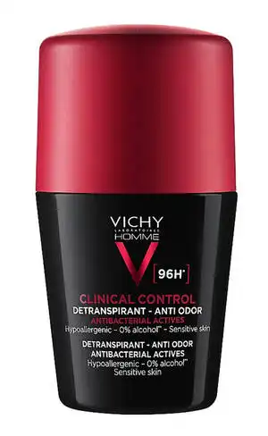 Vichy Homme Clinical Control Антиперспірант кульковий чоловічий проти надмірного потовиділення 96 годин захисту 50 мл 1 флакон