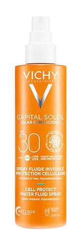 Vichy Capital Soleil Спрей-флюїд сонцезахисний водостійкий SPF-30 200 мл 1 флакон