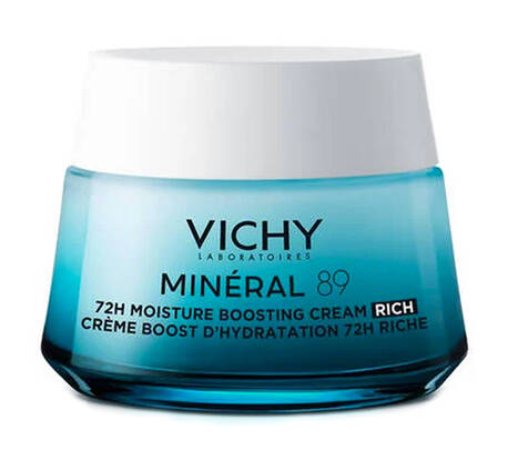 Vichy Mineral 89 Крем насичений зволоження 72 години для сухої та дуже сухої шкіри обличчя 50 мл 1 баночка loading=