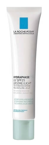 La Roche-Posay Hydraphase UV Intense Light Інтенсивний зволожувальний крем для зневодненої шкіри обличчя SPF25 40 мл 1 туба loading=