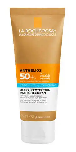 La Roche-Posay Anthelios Молочко сонцезахисне зволожувальне для обличчя та тіла SPF50+ 75 мл 1 туба