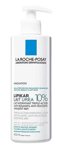 La Roche-Posay Lipikar Urea 10% Молочко зволожувальне з сечовиною проти сухості й загрубілої шкіри 400 мл 1 флакон loading=