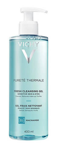 Vichy Purete Thermale Гель освіжаючий очищувальний для всіх типів шкіри 400 мл 1 флакон loading=