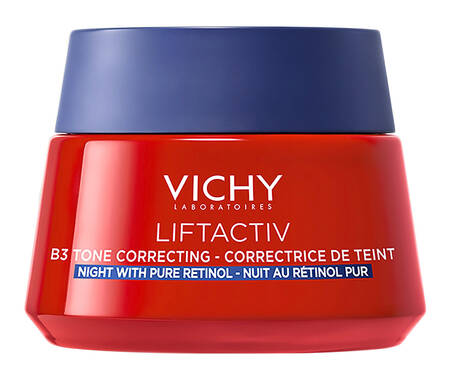 Vichy Liftactiv В3 Крем нічний антивіковий для корекції пігментних плям з ретинолом 50 мл 1 банка loading=