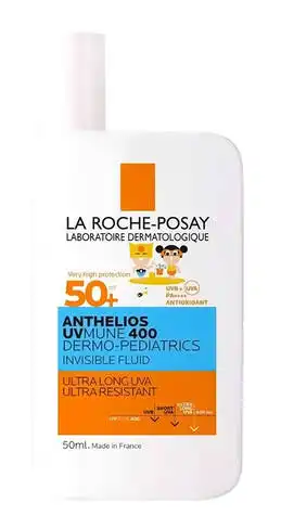 La Roche-Posay Anthelios UVA 400 Дермо-Педіатрікс Флюїд сонцезахисний легкий для чутливої шкіри дітей SPF50+ 50 мл 1 флакон