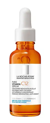 La Roche-Posay Pure Vitamine C 12 Сироватка-антиоксидант проти зморщок для оновлення сяяння шкіри обличчя 30 мл 1 флакон