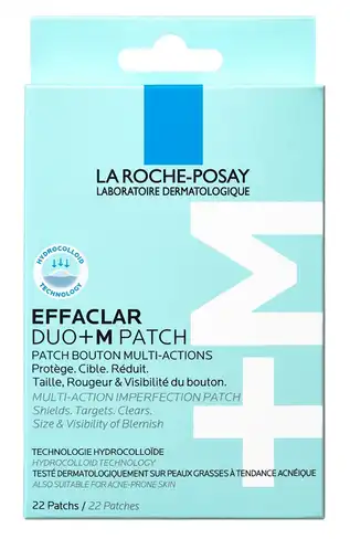 La Roche-Posay Effaclar Duo+M Гідроколоїдні мультифункціональні патчі для захисту шкіри обличчя 22 шт
