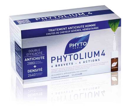 Phyto Phytolium 4 Концентрат проти випадіння волосся 12х3,5 мл 1 шт loading=