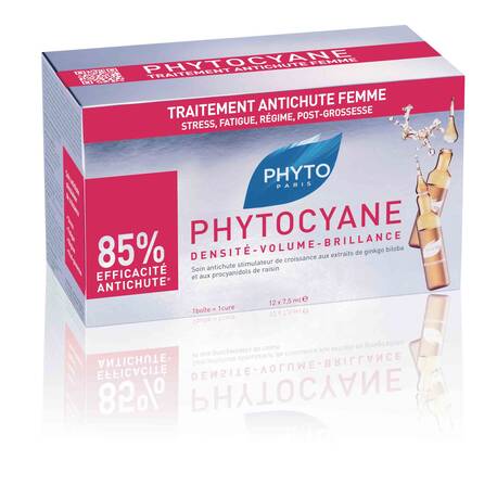 Phyto Phytocyane Засіб проти випадіня волосся 7,5 мл 12 флаконів loading=