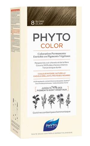Phyto Color Крем-фарба тон №8 світло-русий 1 комплект