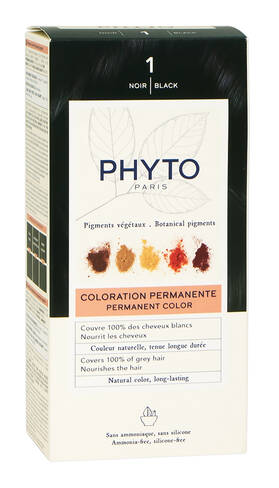 Phyto Color Крем-фарба тон №1 чорний 1 комплект
