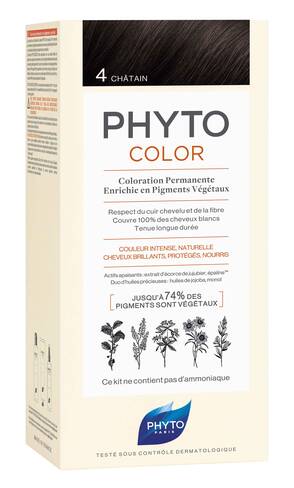 Phyto Color Крем-фарба тон №4 шатен 1 комплект