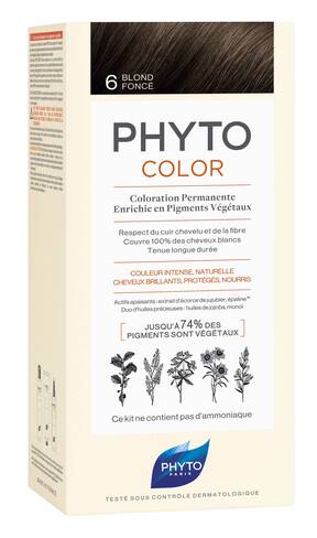 Phyto Color Крем-фарба тон №6 темно-русий 1 комплект