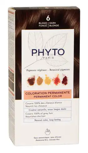 Phyto Color Крем-фарба тон №6 темно-русий 1 комплект