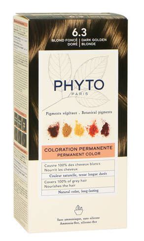 Phyto Color Крем-фарба тон №6.3 темно-русий золотистий 1 комплект