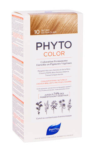 Phyto Color Крем-фарба тон №10 екстрасвітлий блондин 100 мл 1 комплект
