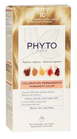 Phyto Color Крем-фарба тон №10 екстрасвітлий блондин 100 мл 1 комплект