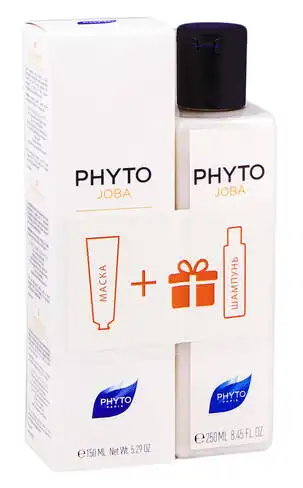 Phyto Joba зволожувальна маска 150 мл + зволожувальний шампунь 250 мл 1 набір