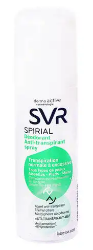 SVR Spirial Спрей дезодорант-антиперспірант 100 мл 1 флакон з розпилювачем
