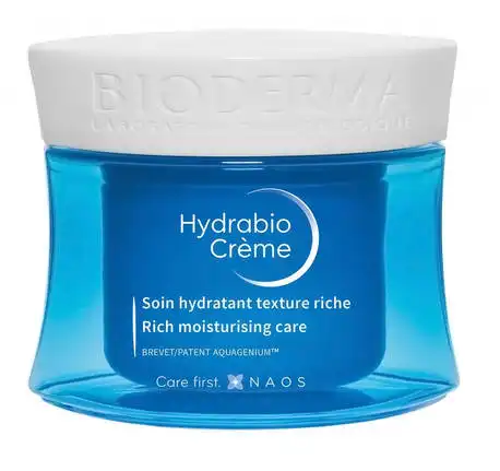 Bioderma Hydrabio Крем зволожуючий для сухої та дуже сухої чутливої шкіри 50 мл 1 банка