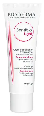 Bioderma Sensibio Light Крем легкий для чутливої шкіри 40 мл 1 туба