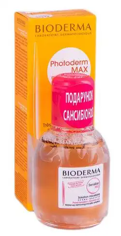 Bioderma Photoderm Max емульсія SPF-100 40 мл + Sensibio H2O 100 мл 1 набір