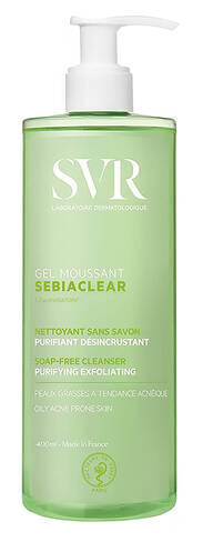 SVR Sebiaclear Гель очищаючий для жирної чутливої шкіри 400 мл 1 флакон loading=
