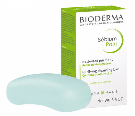 Bioderma Sebium Pain Мило для комбінованої та жирної шкіри 100 г 1 шт