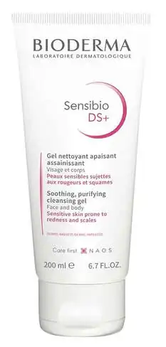 Bioderma Sensibio DS+ Гель очищуючий для обличчя та тіла для чутливої шкіри 200 мл 1 туба