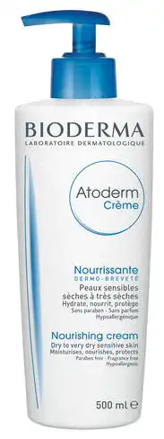 Bioderma Atoderm Крем поживний для тіла для нормальної та сухої чутливої шкіри 500 мл 1 флакон
