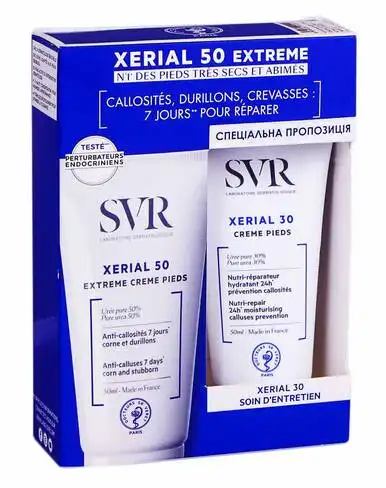 SVR Xerial 50 Екстрем крем 50 мл + Xerial 30 крем 50 мл 1 набір
