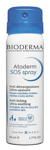 Bioderma Atoderm SOS Спрей для миттєвого заспокоєння подразненої шкіри 50 мл 1 флакон