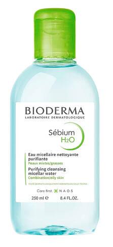 Bioderma Sebium H2O Лосьйон міцелярний для комбінованої та жирної шкіри 250 мл 1 флакон