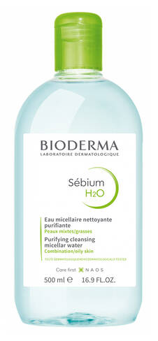 Bioderma Sebium H2O Лосьйон міцелярний для комбінованої та жирної шкіри 500 мл 1 флакон