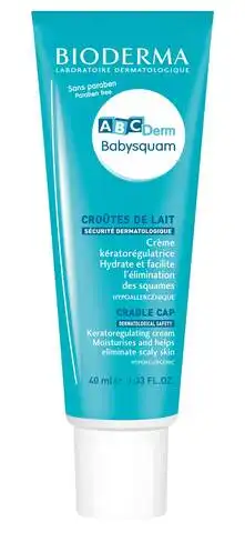 Bioderma ABCDerm Babysquam Крем кераторегулюючий від молочних скоринок 40 мл 1 туба