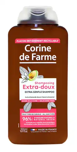 Corine de Farme Шампунь ніжний з олією Мигдалю солодкого 500 мл 1 флакон