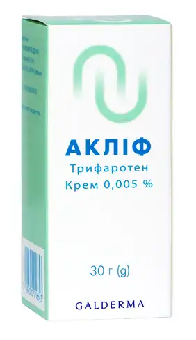 Акліф крем 0,005 % 30 г 1 контейнер
