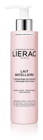 Lierac Молочко міцелярне подвійне очищення для обличчя та контуру очей 200 мл 1 флакон