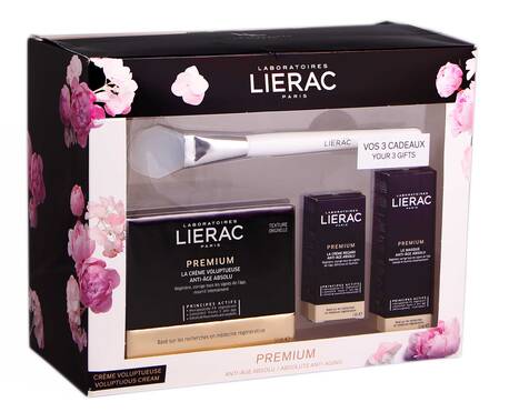 Lierac Premium крем 50 мл + крем для контуру очей 3 мл + маска 10 мл + щітка 1 набір loading=