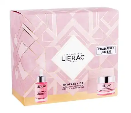 Lierac Hydragenist Сироватка оксигенуюча  30 мл + Крем 50 мл + аксесуар для карток 1 шт