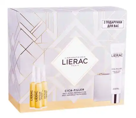 Lierac Cica-Filler сироватка відновлююча проти зморшок 3х10 мл + крем відновлюючий 40 мл 1 набір
