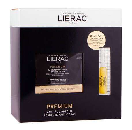 Lierac Premium Крем проти зморшок 50 мл + Відновлююча сироватка проти зморшок 10 мл 1 набір