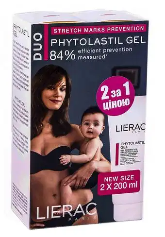Lierac Phytolastil Гель для профілактики розтяжок Дуо 2х200 мл 1 набір