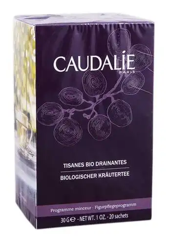 Caudalie Vinotherapie Дренуючий трав'яний біо-чай 30 г 1 пачка