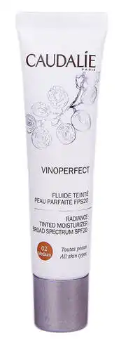 Caudalie Vinoperfect Флюїд денний зволожуючий з тонуючим ефектом SPF 20 середній 40 мл 1 туба
