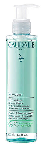 Caudalie Vinoclean Міцелярна вода для очищення та зняття макіяжу 400 мл 1 флакон