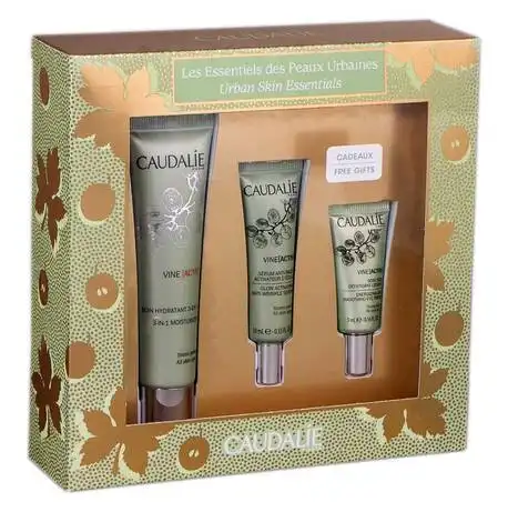 Caudalie Vine Activ 3 в 1 засіб 40 мл + крем навколо очей 5 мл + сироватка проти зморшок 10 мл 1 набір