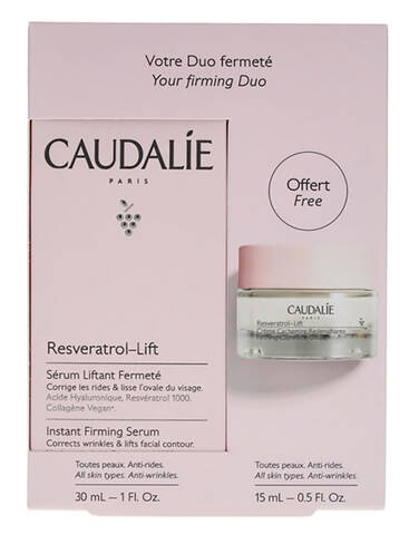 Caudalie Resveratrol Lift Сироватка-зміцнення 30 мл + Крем кашемір 15 мл 1 набір loading=