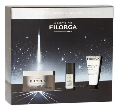 Filorga Time-Filler Intensive 5XP Крем корегуючий 50 мл + Сироватка 5 мл + Крем нічний 14 мл 1 набір