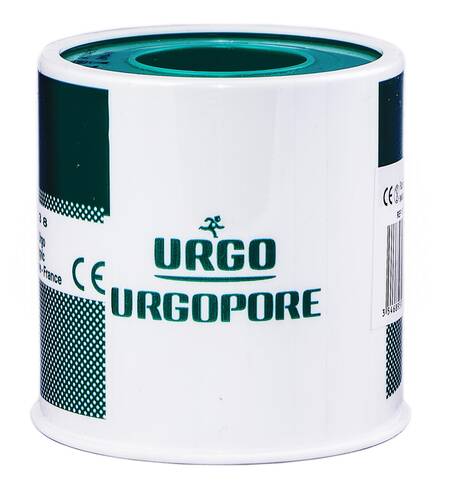 Urgo Urgopore Пластир медичний паперовий 5 м х 5 см 1 шт